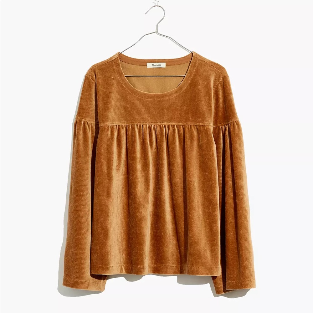 Madewell Texture & Thread corduroy swing top
